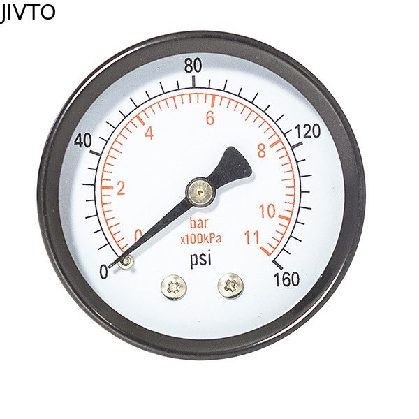 63MM 160 Psi Bourdon Tube Manometer 1/4 BSPT Dial Pressure Gauge